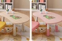 Ensemble de chaises de table en bois massif avec design moderne pour enfants pour chambre à coucher atelier hôpital hôtel supermarché-meubles de jardin d'enfants