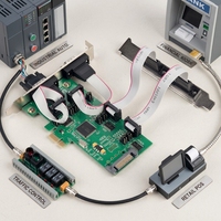 Tarjeta Serial RS232 de 4 Puertos PCIe X1, Chipset WCH384 con Salida de Alimentación de 5V/12V para Sistema POS y Control Industrial