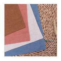 220gsm français tissé lin tissu enzyme pierre lavé respirant rayé voiture sac literie maison Textile coussin jupes naturel