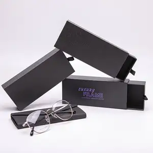 Lunettes chaudes boîte d'emballage papier lunettes boîte couleur unie lunettes protecteur étui pochette lunettes de soleil couverture voyage Pack pour femmes hommes