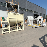 RH Ligne de production de mortier sec entièrement automatique 18,5 kW 380 V pour enduit mural, poudre de ciment et plâtre, installation de mélange facile à utiliser et personnalisable