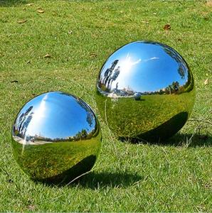 Escultura Esférica Moderna de Acero Inoxidable Pulido y Brillante, Resistente a la Intemperie, para Exteriores, Tamaño Personalizado, Decoración de Villas, Arquitectónica - Product Image 5