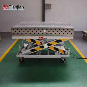 28 loạt nền tảng Hàn 3D di động thủy lực cắt kéo nâng bảng hàn linh hoạt - Product Image 2