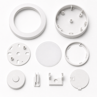 Diffuseur et pièces de montage pour éclairage sous-meuble en plastique ABS moulé par injection sur mesure, fabricant OEM
