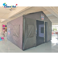 Location de tente gonflable en PVC pour simulateur de golf avec écran pour événements en plein air