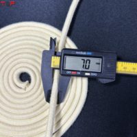 Corde en Kevlar pur tressée de 7 mm par pied
