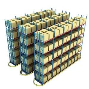 High density warehouse van shelving system cold storage rack