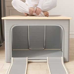 Foldable Steel Frame Fabric <strong>Storage</strong> <strong>Box</strong> Bedding <strong>Wardrobe</strong> Organizer Cheap Clothes Boxes Quilt Basket Functional Foldable Design - Product Image 4