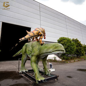 AD-05 Zigong Factory Animatronic Dinosaurio Jurásico Dino Mundo Lguanodon VS <span class=keywords><strong>Deinonychus</strong></span> - Product Image 5