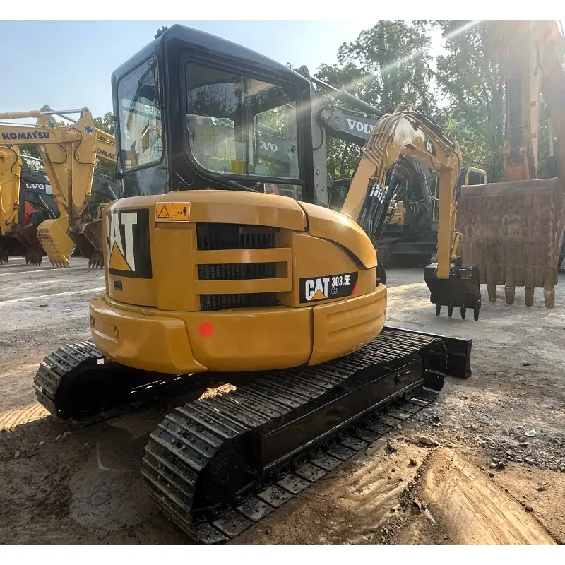 EPA good condition mini used 95% new 2022 Japan crawler digger machine high quality low price second hand excavator cat 303.5e