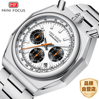 Montre à quartz pour homme de style rétro avec moniteur de fréquence cardiaque, boîtier en alliage, bracelet en acier inoxydable, résistante à l'eau 30M, 0601G