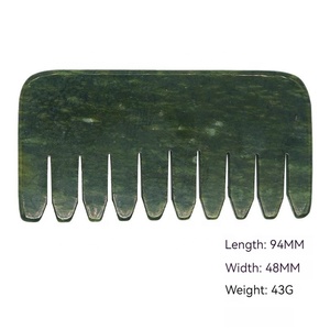 Mehrfarbiges Natursteinkamm-Set-Kopfhaut <span class=keywords><strong>massage</strong></span> kamm für Haarwuchs, Lymph drainage und ganzheitliche Haarpflege - Product Image 3