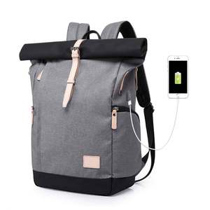 Sac à dos de voyage à enroulement en plastique recyclé, sac à dos à enroulement - Product Image 4