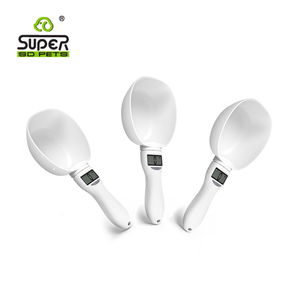 Strumenti di alimentazione degli animali domestici del cucchiaio di misurazione dell'esposizione digitale principale elettronica dell'alimento della paletta d'alimentazione del gatto della scala dell'alimento per animali domestici eccellente 250ML - Product Image 5