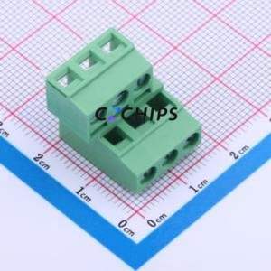 JL127A-50806G04 Screw Terminal Block Through hole Component (THT),P=5.08mm Connector 2x3P 5.08mm Green Through Hole - Product Image 1