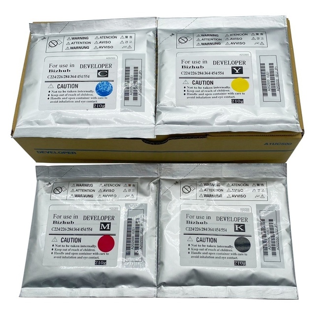 210g Japanese Developer for Konica Minolta Bizhub C226 C364 C224 C284 C454 C554 Copier Spare Parts Developer Powder