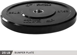 Cheap Bumper Plate 10-45lbs 2in For Olym Barbell Bar Fitness Equipment Home Gym Free Weightlifting Rubber Weight Plates