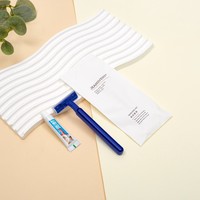 Kit d'hygiène hôtelier personnalisé en sac souple, kit dentaire, peigne, kit de rasage, trousse de toilette, OEM/ODM pour hôtel de villégiature