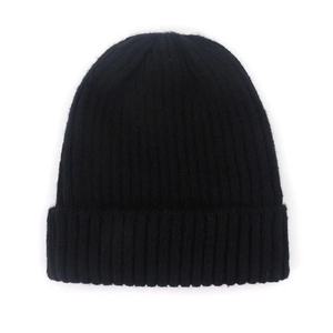 Gorro de punto cálido de Color sólido <span class=keywords><strong>con</strong></span> logotipo bordado personalizado a la moda - Product Image 5