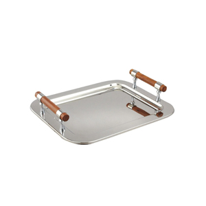 Plateau de service élégant de qualité supérieure pour aliments, collations, café, décoration de fête, maison, restaurant, hôtel - Product Image 1