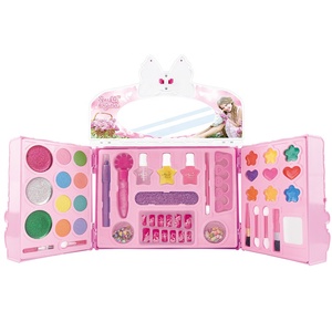 Jouet de maquillage en plastique, ensemble de jeu éducatif miniature pour filles, jouet de maquillage - Product Image 1