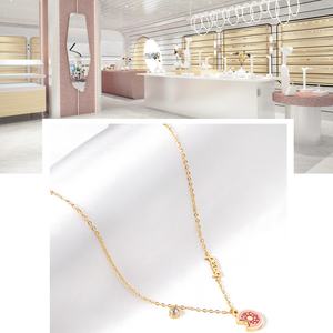 Collar de Acero Inoxidable con Forma de Berenjena Pequeña y Linda, Gran Venta 2021 - Product Image 3