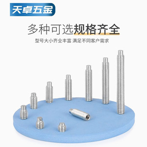 DIN915 304 Stainless Steel <b>Socket</b> Head <b>Screws</b> M3 M4 M5 M6 M8 Hex Drive Industrial Grade A Level 6.8 - Product Image 5