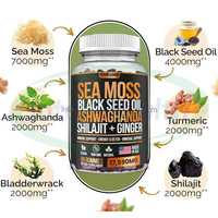 Gummies OEM Marque Privée Ausreson : Huile de Nigelle, Gommes de Gingembre, Shilajit, Ashwagandha, Champignons Crinière de Lion et Algues Marines