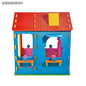 Kit de bloques de construcción de casa de juguete de espuma <span class=keywords><strong>Eva</strong></span> móvil de autoensamblaje grande personalizado para niños, casa de juego de rol de lujo con sillas - Product Image 4