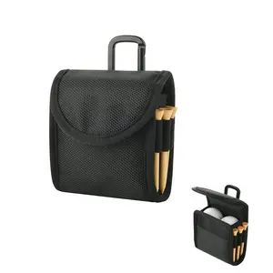 Wholesale Small Golf Fanny Pack Mini 4 Bag Belt With Multi-pocket Golf Bag Canvas Golf Ball Waist Holder Pouch