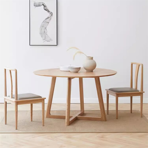 Giá Rẻ Mới Thiết Kế Thời Trang Hiện Đại Bằng Gỗ Sang Trọng Đồ Nội Thất Nhà Giữa Thế Kỷ Vòng Rắn Gỗ Bàn Ăn Óc Chó - Product Image 3