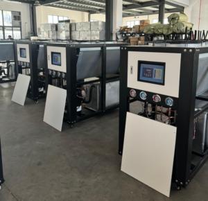 Máquina auxiliar de plástico automática industrial para equipos de refrigeración Enfriador refrigerado por aire - Product Image 5