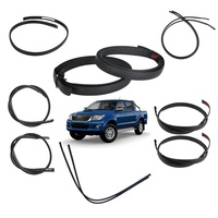 Joint d'étanchéité en caoutchouc pour vitres de portières de voiture Allion Chrome, moulure de protection contre les intempéries pour Toyota Ford Noah Suzuki SX4