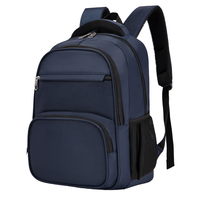 Sac à dos étudiant et professionnel, grand format 20-39L, en polyester Oxford, avec coussin d'air, fermeture éclair, chargement USB, pour voyages et loisirs en extérieur