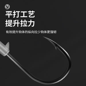 Wwya Hameçon jig head à tête plombée barbelé pour la pêche à la carpe en eau douce, pour leurres souples, hameçon rond, vente en gros - Product Image 1