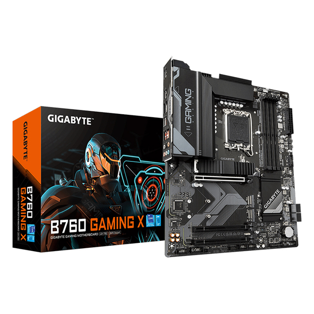 GIGABYTE B760 GAMING X ATX Motherboard with LGA 1700 Socket B760 Chipset Support Dual Channel DDR5 Memory XMP