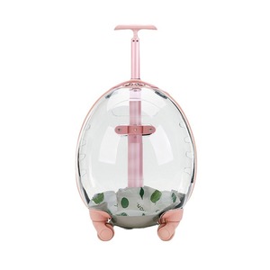 Transparent Pet Carrier Egg Shape Large Capacity <b>Dog</b> Stroller Airline <b>Crate</b> For Travel - Product Image 5