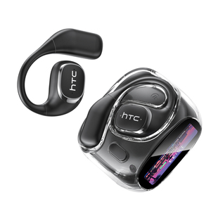 Tai nghe chơi game không dây HTC NE11AI cho Bluetooth 6.0 Âm thanh vòm toàn cảnh HD Màn hình <span class=keywords><strong>LCD</strong></span> Hiển thị màn hình <span class=keywords><strong>LCD</strong></span> khử tiếng ồn Tai nghe nhét taiTWS - Product Image 1