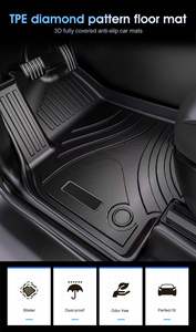 Tapis de sol de voiture 3D TPE antidérapant de haute qualité personnalisé tapis de voiture 5d pour <span class=keywords><strong>Nissan</strong></span> Terrano 2021-2023 - Product Image 3