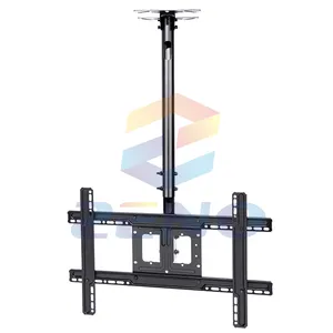 Steel 600X400 32" 70" 15 tilt up down rotate tv wall mount lcd ceiling bracket wall-ceiling led stand plasma tv holder