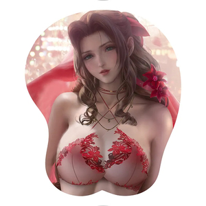 2024 nuevo soporte <span class=keywords><strong>de</strong></span> reposamuñecas personalizado PU Gel <span class=keywords><strong>de</strong></span> silicona <span class=keywords><strong>Anime</strong></span> 3D Sexy nalga pecho Genshin impacto alfombrilla <span class=keywords><strong>de</strong></span> ratón - Product Image 3