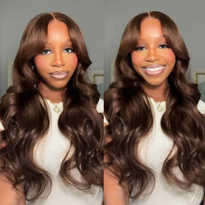 Vendeur #4 Perruques en dentelle HD transparentes sans colle vietnamiennes brutes Body Wave brun foncé pour femmes noires Perruques en cheveux humains - Product Image 2