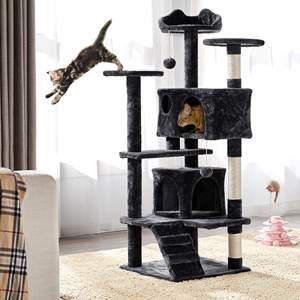 Fuente directa de fábrica del fabricante al por mayor moderno alto gato árbol gato rascador casa para gatitos grandes Casa de mascotas jugar - Product Image 6