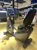 Vélo d'exercice commerciale à dossier inclinable SHQC-2020B avec résistance magnétique réglable, équipement de cardio-training pour salle de sport
