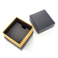 Boîte à montres carrée en carton avec boîte-cadeau PUjewelry Boîte à bijoux d'emballage en papier de surface