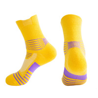 Logo personnalisé Chaussettes de compression pour course à hauteur du genou 20-30 Baseball Chicago Blanc Sport