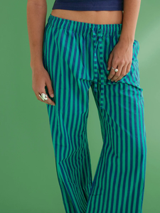 Moda estiva Y2K Vintage estate <span class=keywords><strong>pantaloni</strong></span> <span class=keywords><strong>lunghi</strong></span> larghi con coulisse elastico <span class=keywords><strong>a</strong></span> vita bassa <span class=keywords><strong>pantaloni</strong></span> <span class=keywords><strong>a</strong></span> <span class=keywords><strong>righe</strong></span> con 2 tasche - Product Image 4