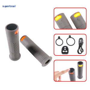 Poignée de guidon avec clignotant pour <span class=keywords><strong>Xiaomi</strong></span> Ata 3 Pro 1S Pro 2 <span class=keywords><strong>M365</strong></span> Trottinette électrique, revêtement en caoutchouc silicone anti-brûlure - Product Image 3