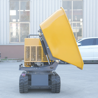 Nouveau produit : Dumper chenillé rotatif pour le transport de gravier et de ciment, entièrement hydraulique, diesel, avec moteur EPA