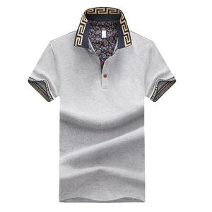 Polo à manches courtes en coton respirant de haute qualité pour homme, nouvelle tendance estivale, col à revers à carreaux, marque de créateur, t-<span class=keywords><strong>shirt</strong></span> décontracté de golf - Product Image 6